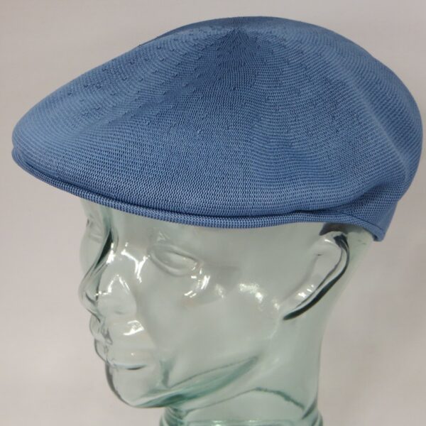 Kangol Tropic 504 Flatcap Cap Mütze Schiebermütze Schirmmütze blau denim Neu