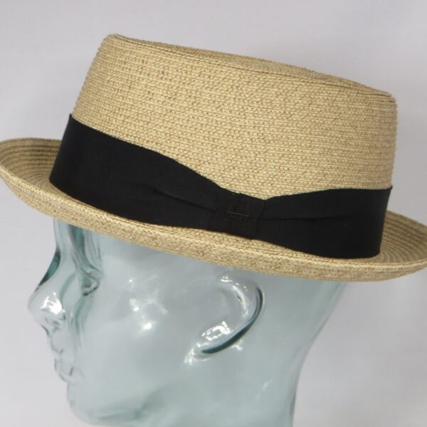 Bailey Hats Waits Pork Pie Hut Hat Strohhut Sommerhut beige natur Neu