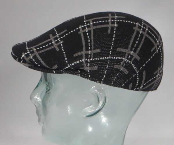 Kangol Broken Tartan 507 Schiebermütze Flatcap Ivy Golf Cap Gatsby schwarz Neu