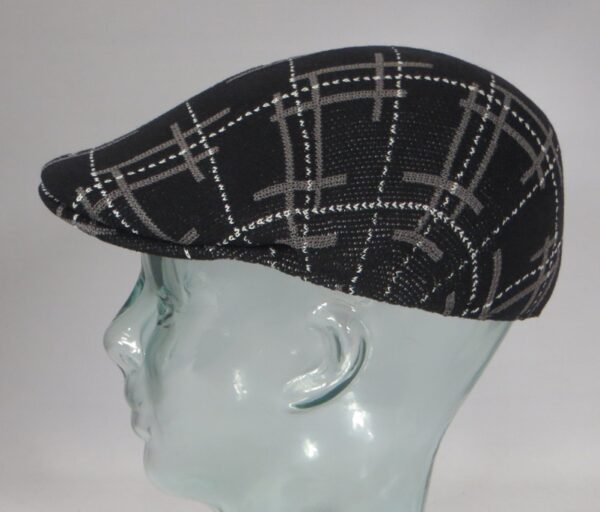 Kangol Broken Tartan 507 Schiebermütze Flatcap Ivy Golf Cap Gatsby schwarz Neu