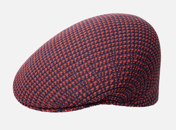 Kangol Grid Knit 504 Schiebermütze Flatcap Ivy Cap Mütze Hazy Indigo Neu