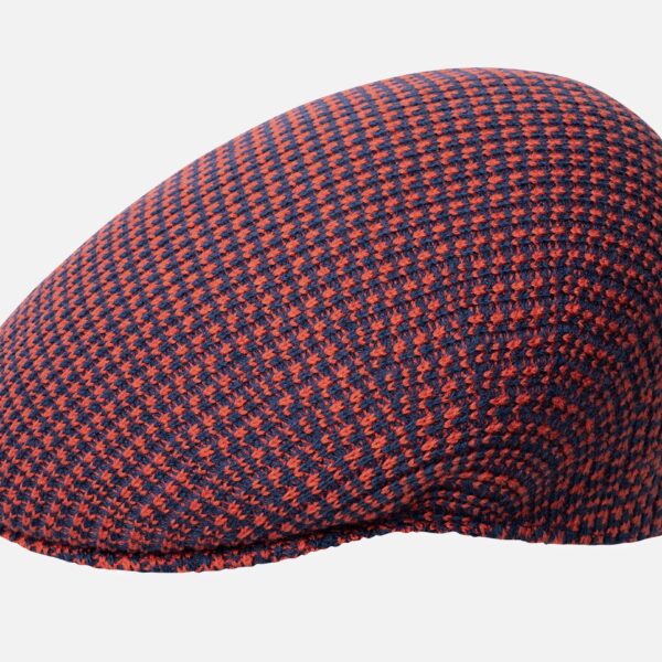 Kangol Grid Knit 504 Schiebermütze Flatcap Ivy Cap Mütze Hazy Indigo Neu