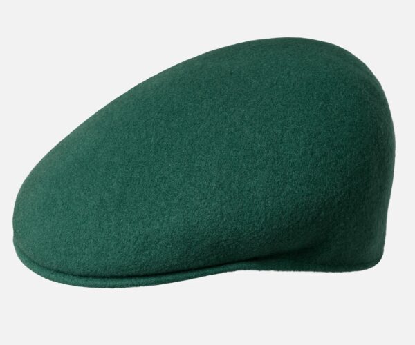 Kangol Wool 504 Flatcap grün Deep Emerald Wolle Mütze Cap Pepe Schiebermütze