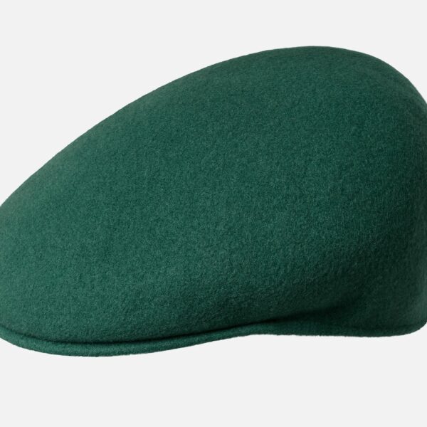 Kangol Wool 504 Flatcap grün Deep Emerald Wolle Mütze Cap Pepe Schiebermütze