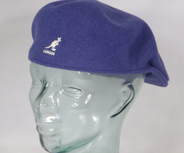 Kangol Wool 504 Flatcap Hazy Indigo Wolle Mütze Cap Pepe Schiebermütze