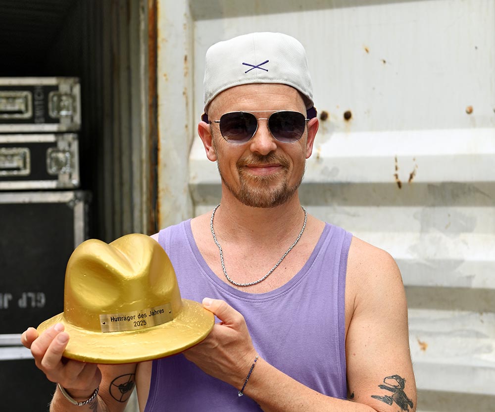 Hutträger des Jahres 2025- ist Jan Delay