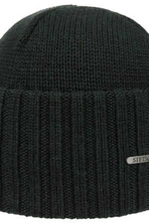 Stetson Strickmütze Northport Beanie Merino Wollmütze grün Wintermütze Pull on cap Neu