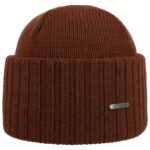 Stetson Strickmütze Northport Beanie Merino Wollmütze rost Wintermütze Pull on cap Neu