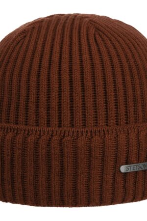Stetson Strickmütze Parkman Beanie Mütze Wollmütze Wintermütze rost Neu