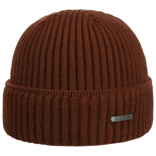 Stetson Strickmütze Parkman Beanie Mütze Wollmütze Wintermütze rost Neu