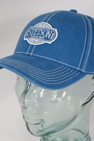 Stetson Baseball Cap Vintage Baseballmütze Kappe Basecap blau 7721177
