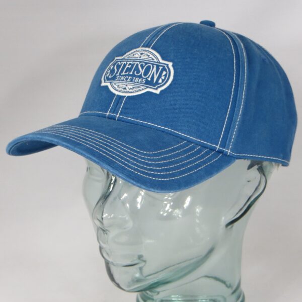 Stetson Baseball Cap Vintage Baseballmütze Kappe Basecap blau 7721177