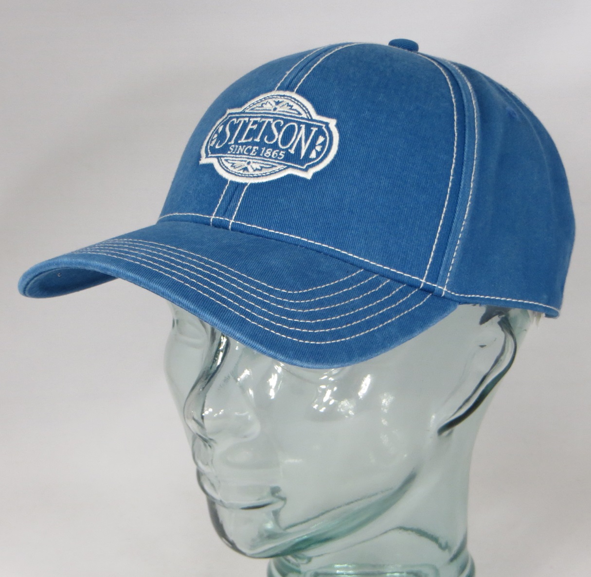 Stetson Baseball Cap Vintage Baseballmütze Kappe Basecap blau 7721177