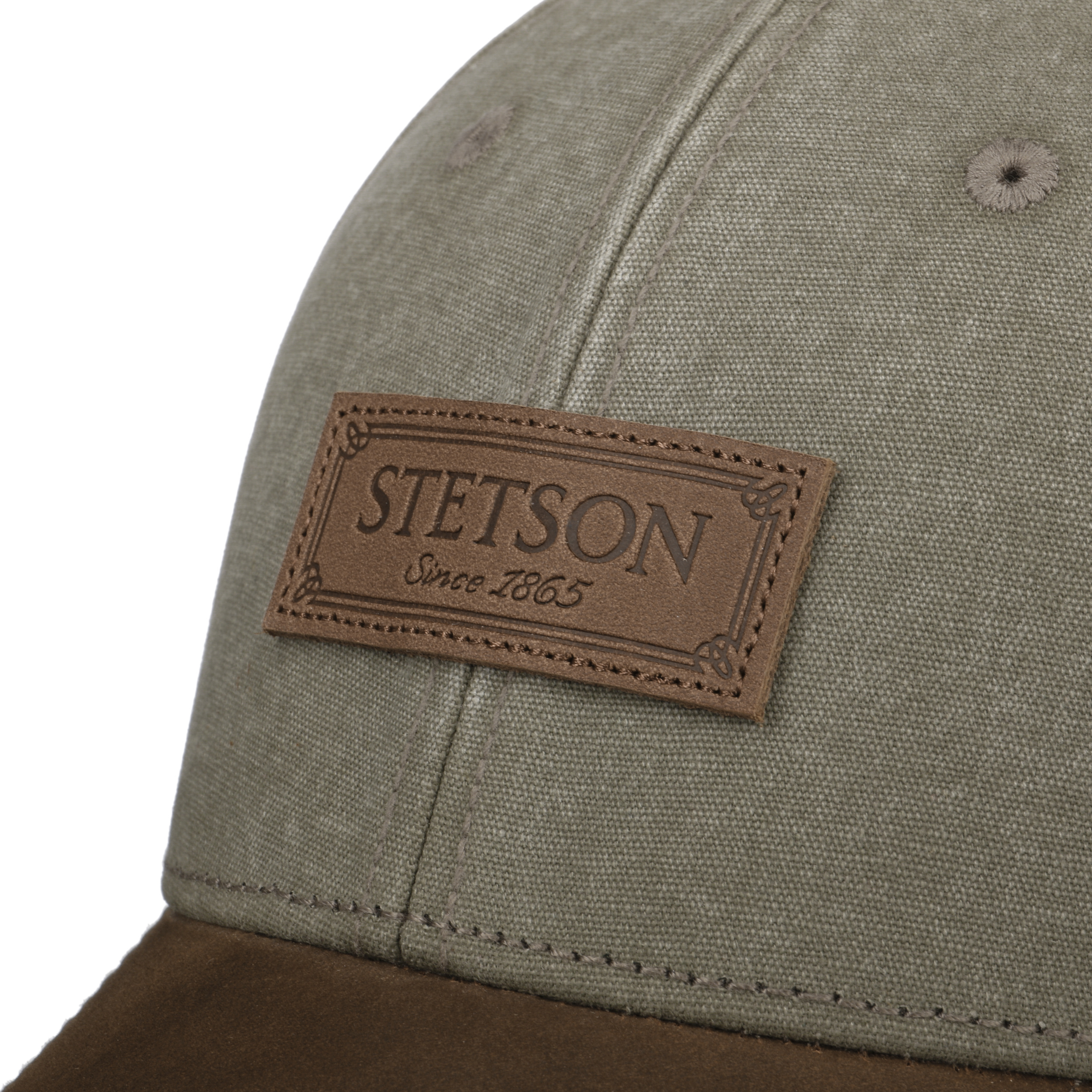 Stetson Baseball Cap Cotton Baseballmüze Basecap Kappe Schild khaki 7721126 Neu – Bild 2
