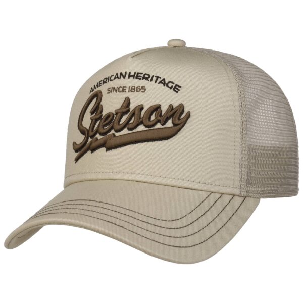 Stetson Trucker Cap American Heritage Netz Kappe Baseballcap Mütze 7751171 beige Neu