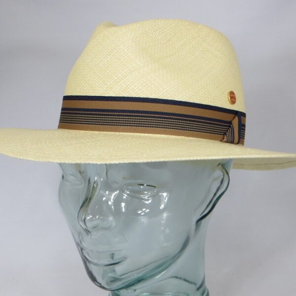 Mayser Gedeon Panamahut Strohhut Traveller natur Wasserabweisend Panama Hut Neu