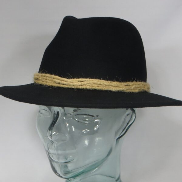 Faustmann Outdoorhut Traveller Hut Trachtenhut Filzhut Wollhut schwarz Neu