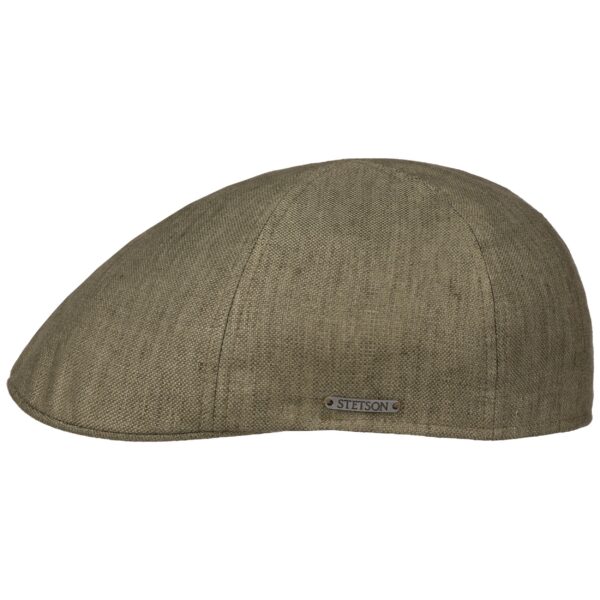 Stetson Texas Leinen Linen Schiebermütze Flatcap Ivy Cap Kappe Mütze oliv Neu