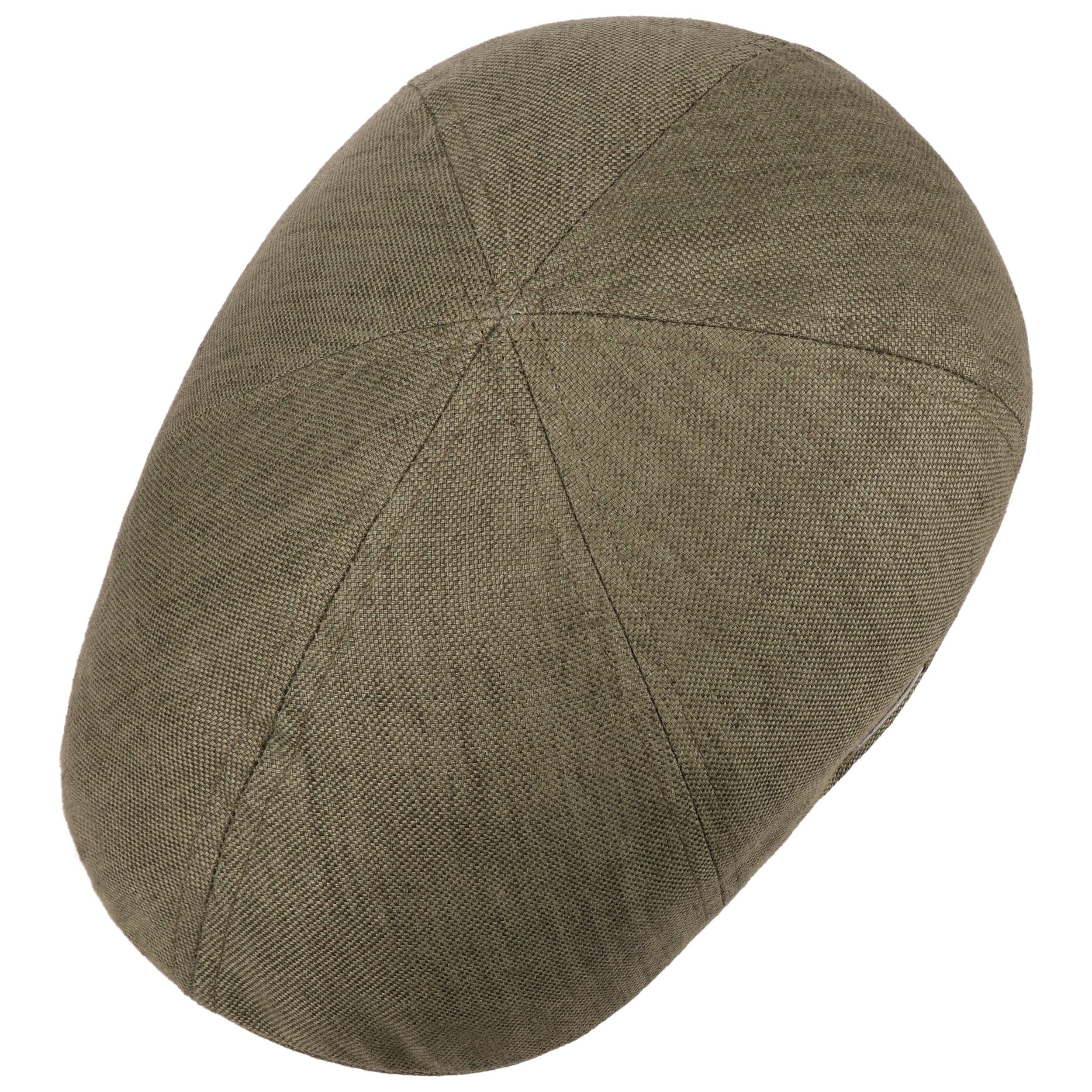 Stetson Texas Leinen Linen Schiebermütze Flatcap Ivy Cap Kappe Mütze oliv Neu – Bild 2