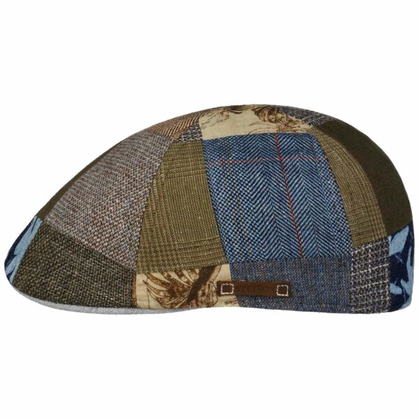 Stetson Texas Patchwork Barista Schiebermütze Flatcap Ivy Cap Kappe Mütze Neu